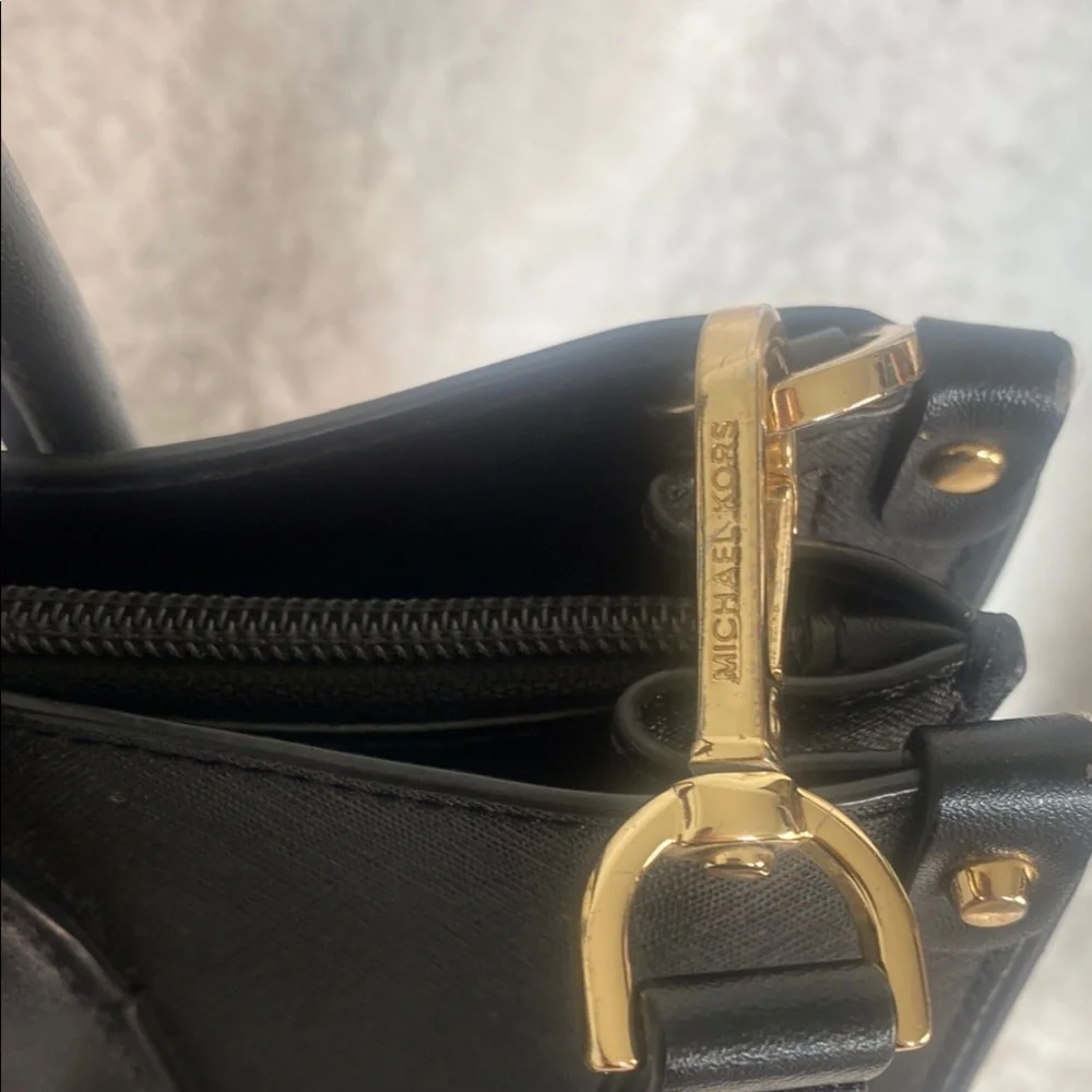 Michael Kors Black Saffiano Leather Tote
